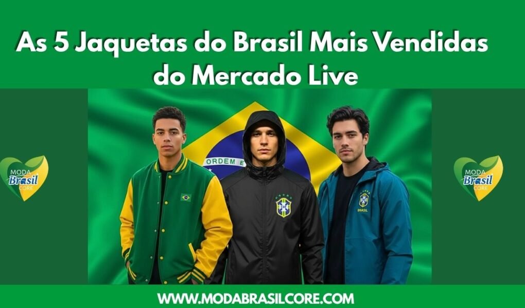tres jovens homens usando Jaquetas do Brasil Mais Vendidas Masculino do Mercado Live
