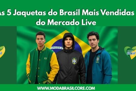 tres jovens homens usando Jaquetas do Brasil Mais Vendidas Masculino do Mercado Live