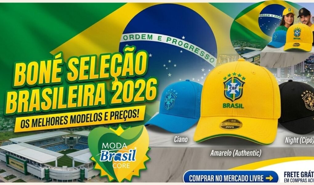Boné Seleção Brasileira Os Melhores Modelos e Preços do Mercado Livre