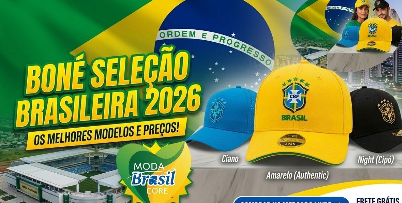 Boné Seleção Brasileira Os Melhores Modelos e Preços do Mercado Livre