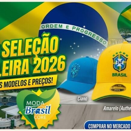 Boné Seleção Brasileira Os Melhores Modelos e Preços do Mercado Livre