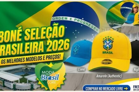 Boné Seleção Brasileira Os Melhores Modelos e Preços do Mercado Livre
