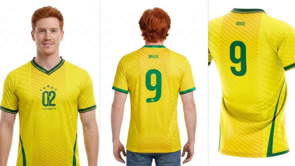 Camisa do Brasil 2002  Penta