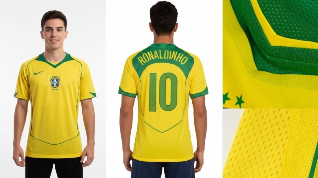 Camisa do Brasil 2006 Ronaldinho Gaúcho