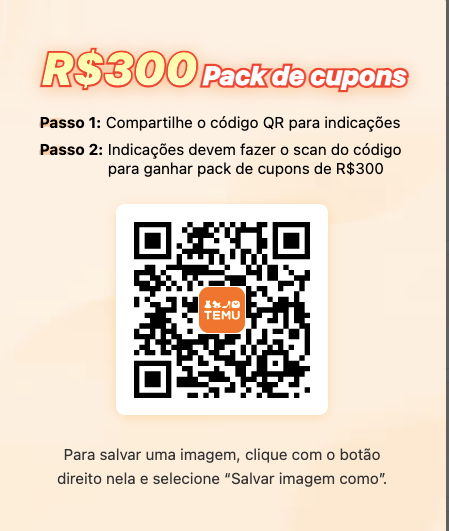 cupom Como Ganhar R$300 em Desconto na Temu