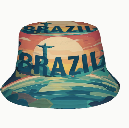 "Bucket hat Brasil Copa 2026 Temu - Modelo 1