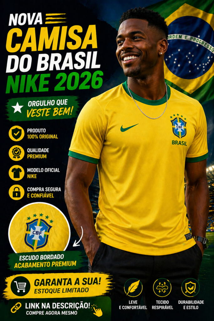Camisa do Brasil Nike 2026: Onde Comprar Original e Mais Barato 
