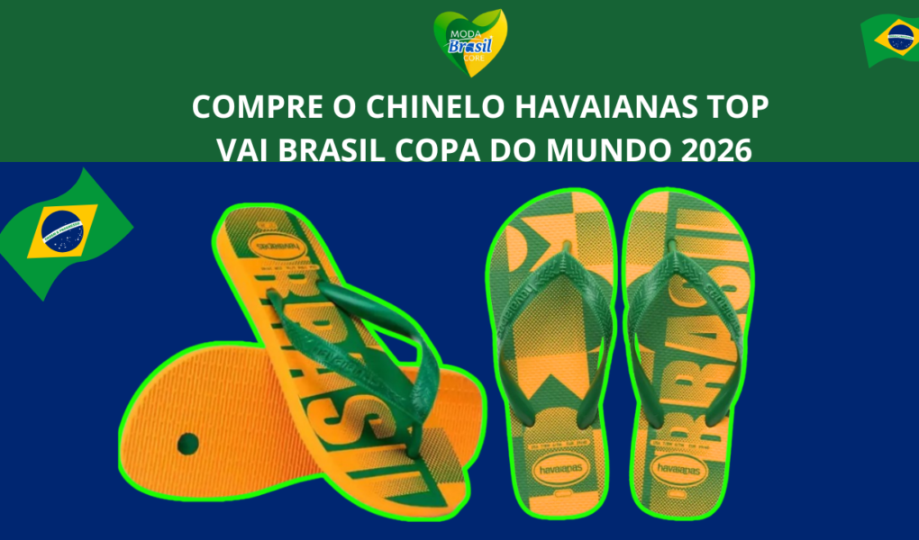 Chinelo Havaianas do Brasil Copa Do Mundo