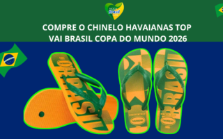 Chinelo Havaianas do Brasil Copa Do Mundo