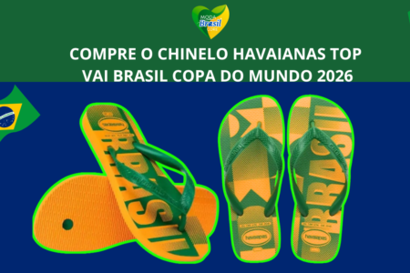 Chinelo Havaianas do Brasil Copa Do Mundo
