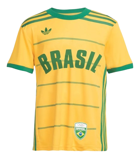 Camisa Originals Brasil Cob Adidas Amarela masculina