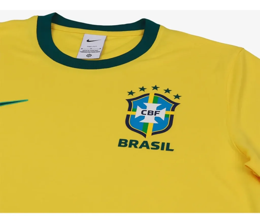 Camisa do Brasil Nike 2026 Original amarela brasao, logo 