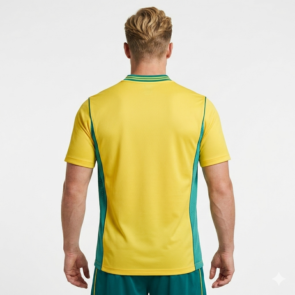 Camisa Seleção Brasileira Copa Oficial 2026 Modelo Torcedor nike amarelo e verde