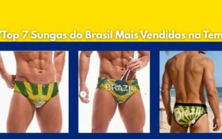homens usando as Sungas do Brasil Mais Vendidas na Temu