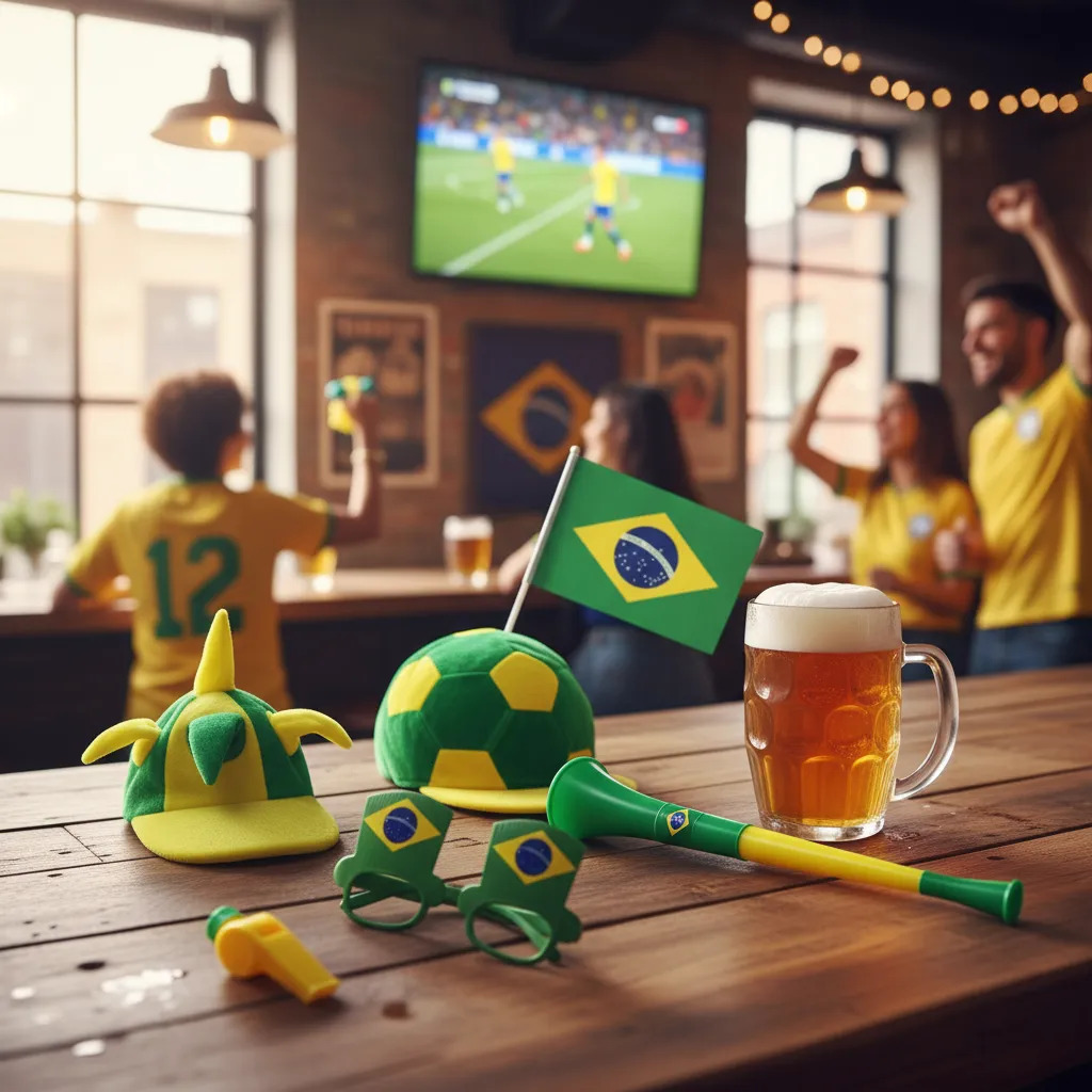 kit do brasil Cornetas, Apitos, Acessórios de barulho