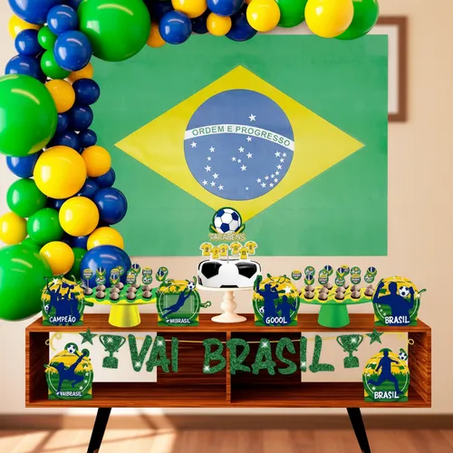 kit decoração do brasil para copa do mundo 