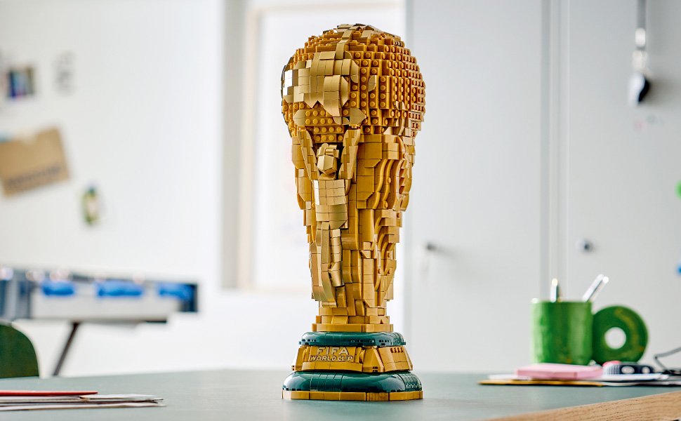 
comprar LEGO Copa do Mundo
LEGO Copa 2026
troféu copa do mundo LEGO 2842 peças
•