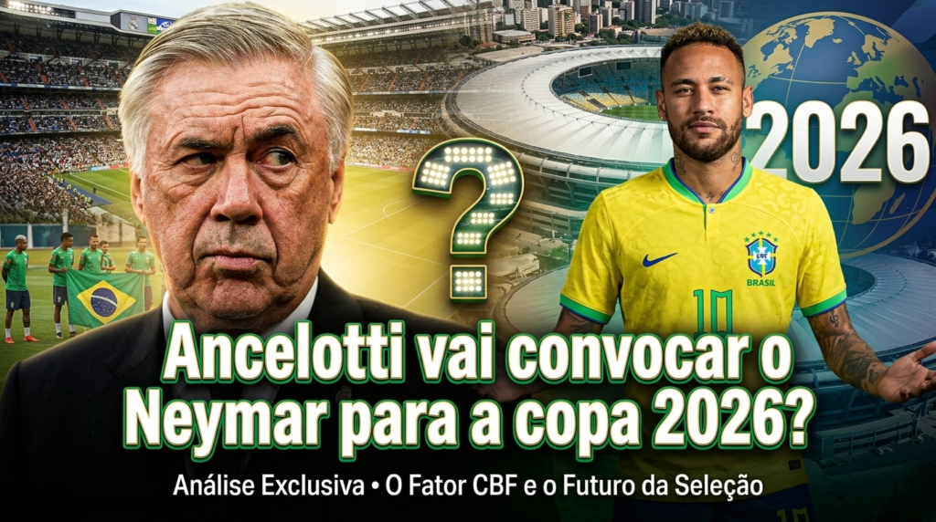 Ancelotti vai convocar o Neymar para a copa