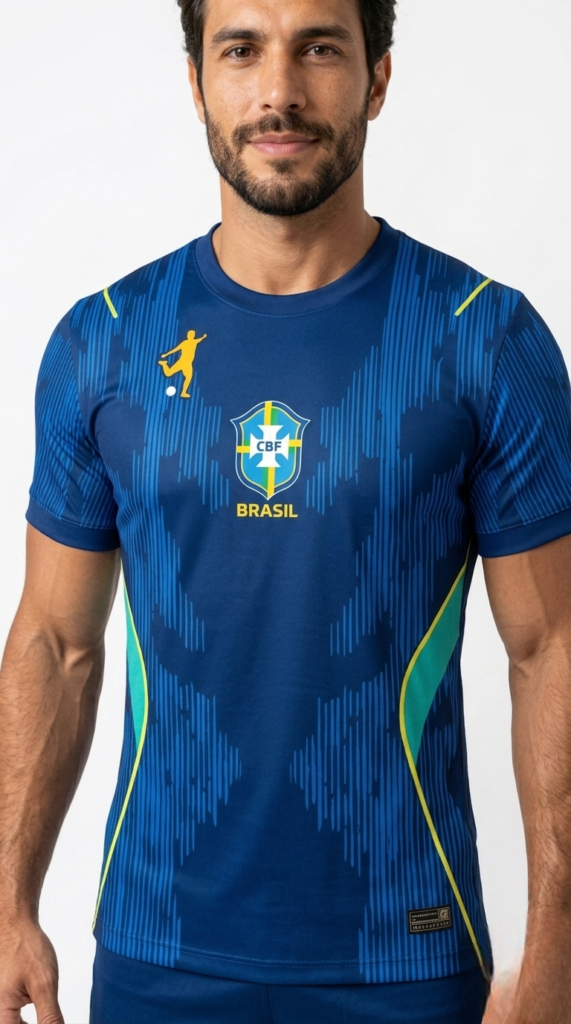 Camiseta azul Copa 2026 Esportiva Dryfit