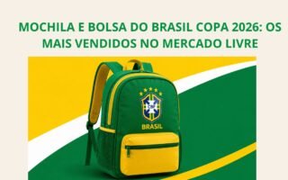 Mochila Bolsa do Brasil Copa cores verde e amarela