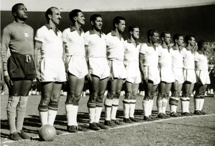 Brasil 1950 com uniforme branco | Final Maracanã, Rio de Janeiro  

